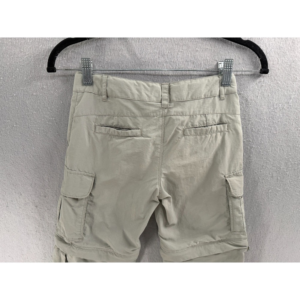 REI Coop Pants Girls S 8 Gray Convertible Zip Off Utility Camping Trail Outdoor - Picture 7 of 16